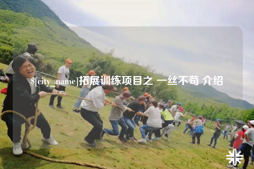百色拓展训练项目之 一丝不苟 介绍